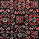 Foil Printed Spandex Bandana Fabric