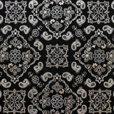 Foil Printed Spandex Bandana Fabric