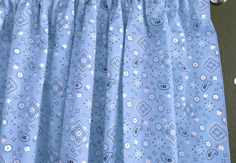 Bandana Cotton Print Polyester Cotton Broadcloth Fabric - Multiple Colors, 58/60" Width (1 Yard)