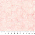 Cotton Batik Fabric Banyan Pastel Coral Hexies 44/45"