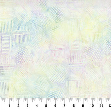 Cotton Print Banyan Pastel Multi Hexies Neutral 44/45 Fabric