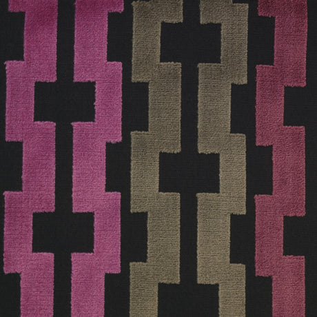 Cut Velvet Upholstery Fabric Bardot Geometric Pattern