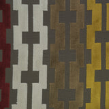 Cut Velvet Upholstery Fabric Bardot Geometric Pattern