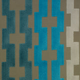 Cut Velvet Upholstery Fabric Bardot Geometric Pattern