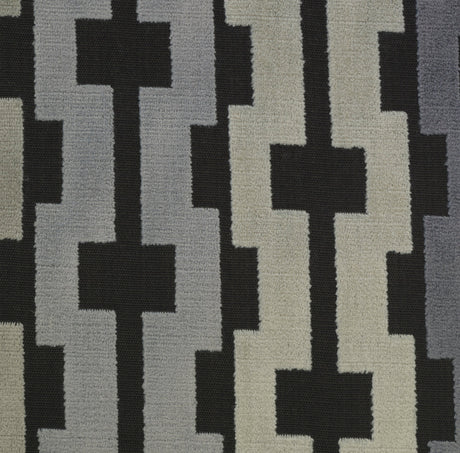 Cut Velvet Upholstery Fabric Bardot Geometric Pattern