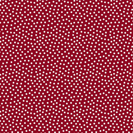 Quilting Cuddle Fabric Cardinal Lots a Dots
