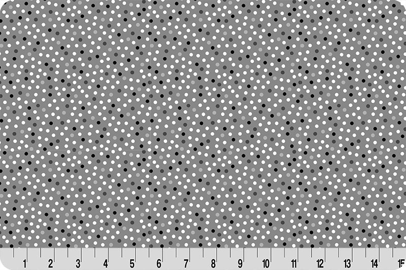 Quilting Cuddle Gray Dots Fabric Per Yard