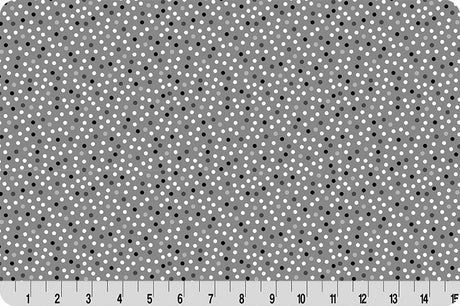 Quilting Cuddle Gray Dots Fabric Per Yard