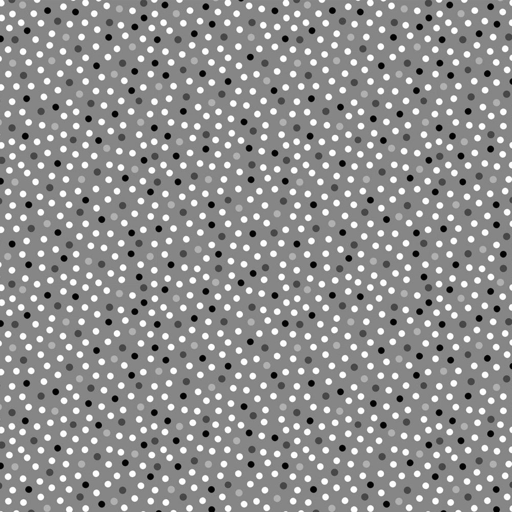 Quilting Cuddle Gray Dots Fabric Per Yard