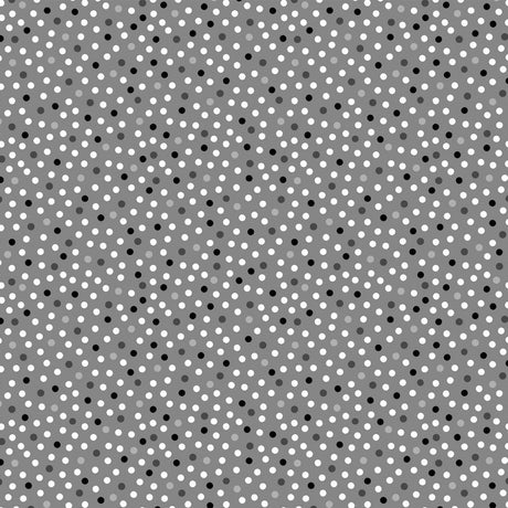 Quilting Cuddle Gray Dots Fabric Per Yard