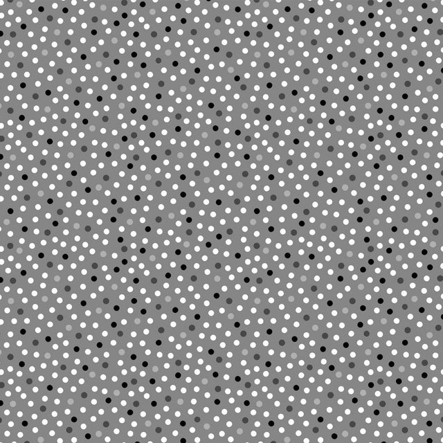 Quilting Cuddle Gray Dots Fabric Per Yard
