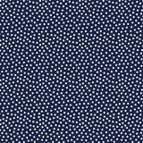Polyester Cuddle Fabric Navy Lots a Dots