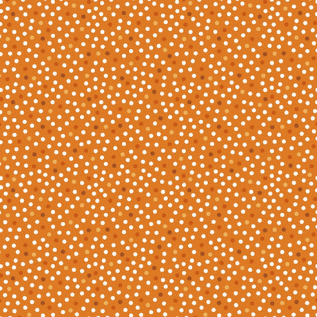 Quilting Cuddle Orange Dots Fabric Per Yard