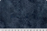 Quilting Cuddle Fabric Navy Stone Wash