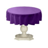 Tablecloth Dull Bridal Satin Fabric - Solid Color, 42" Round (1 Piece)