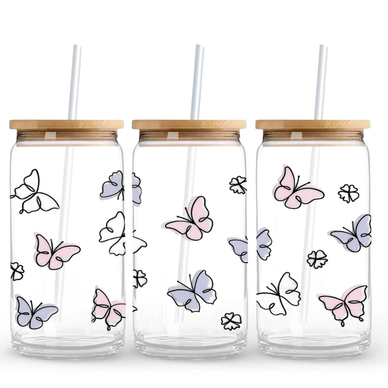 UV DTF Wrap - Basic Butterflies (9.7" x 4.3")