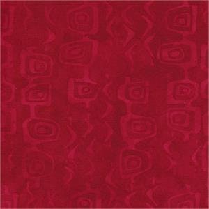 Batik Cotton Rubies Collection Crimson Nested Squares