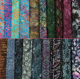 Fat Quarter Bundle 10 Batik Cotton Assorted Prints