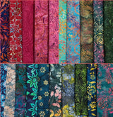 Fat Quarter Bundle 10 Batik Cotton Assorted Prints