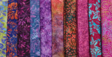 Fat Quarter Bundle 10 Batik Cotton Assorted Prints