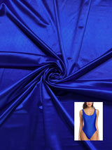 Shiny Nylon Spandex Royal Blue