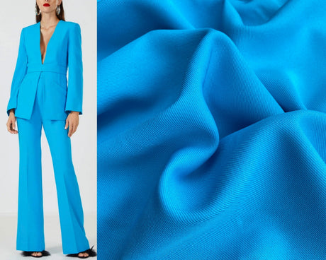 Turquoise Gabardine