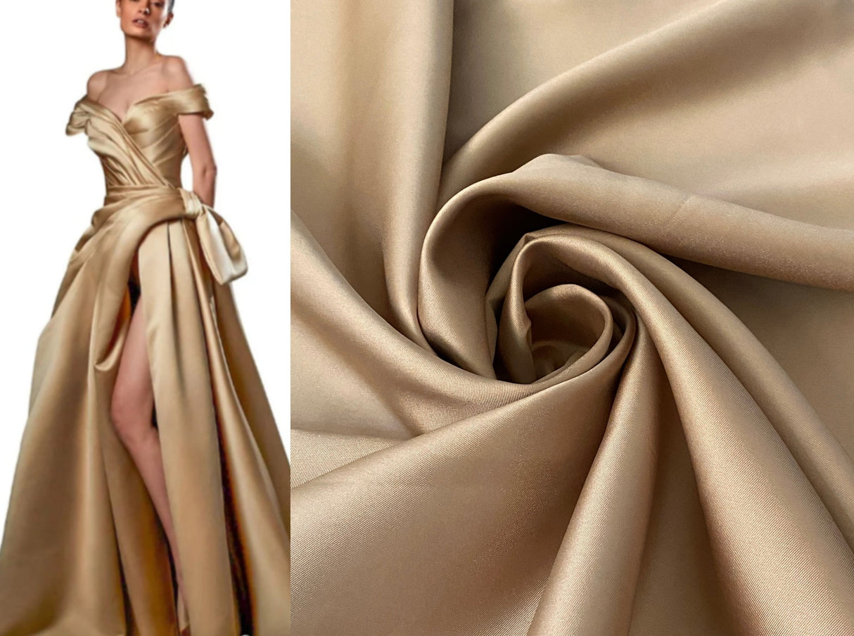 Gold Mikado Fabric