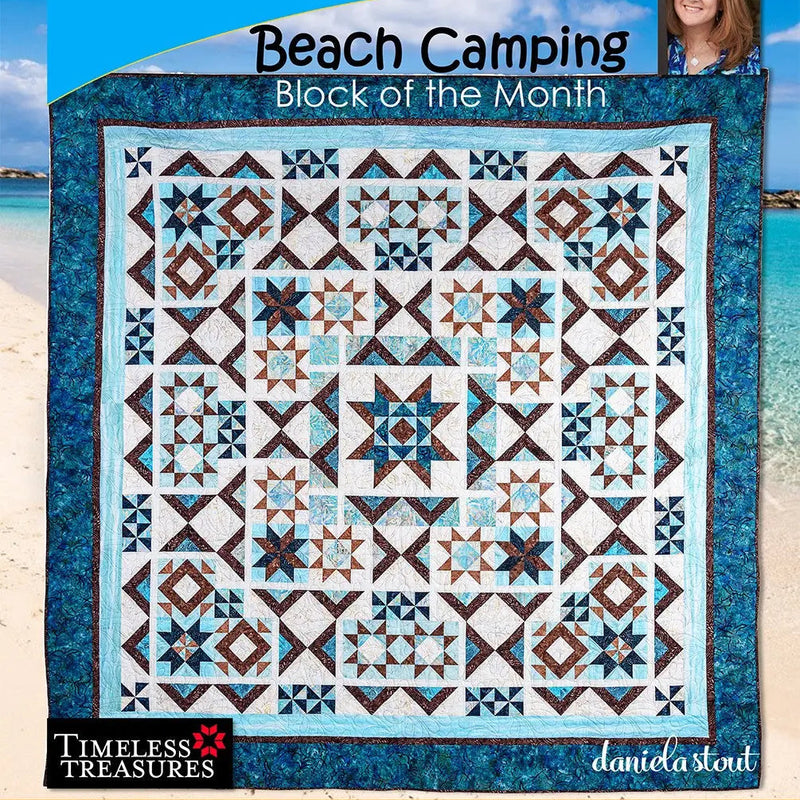 Quilt Pattern Beach Camping