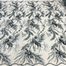 Beaded 3D Floral Lace Fabric