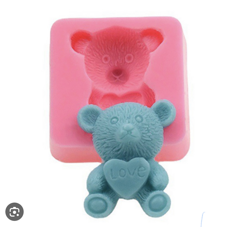 Bear Silicone Mold for Candy Chocolate Jelly