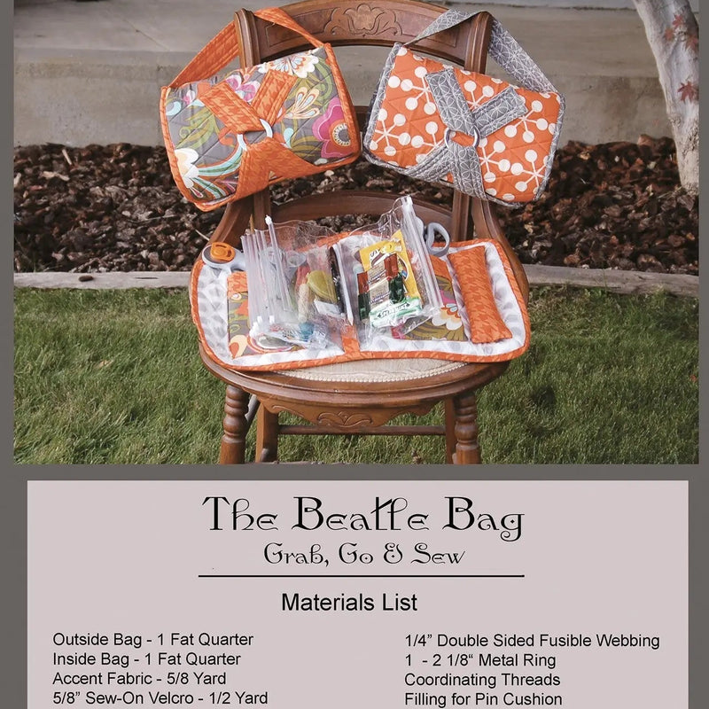 Beatle Bag Printed Paper Pattern 11in x 20in