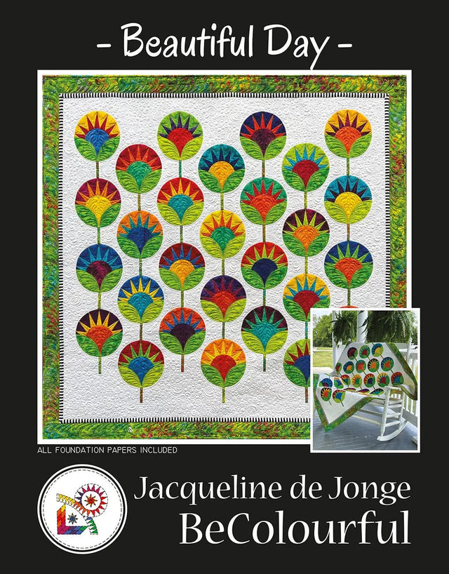 Flower Quilt Pattern Beautiful Day Wall Hanging