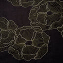 Linen Jacquard Floral Embroidery Fabric
