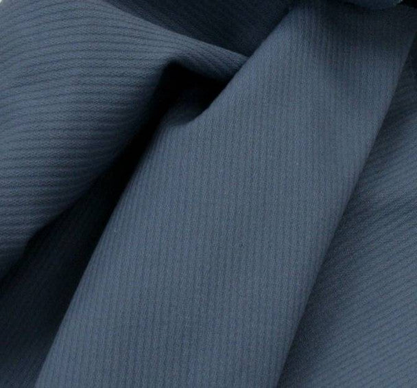 1 Yard Bedford Corduroy Slate Blue Fabric, 49/50″ Wide Cotton Spandex Blend