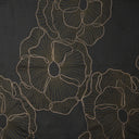 Linen Jacquard Floral Embroidery Fabric