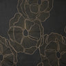 Linen Jacquard Floral Embroidery Fabric