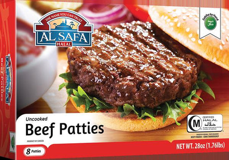 Al Safa Uncooked Beef Patties