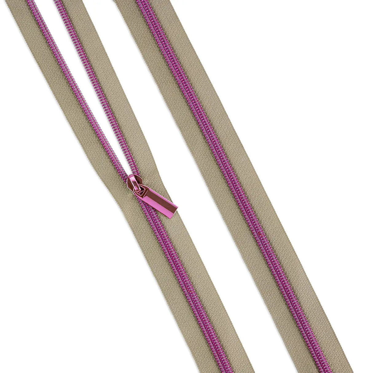 Nylon Coil Zipper Beige Pink #5 3 Yards