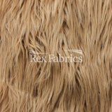 Mohair Fur Poly Acrylic Fabric - Solid Faux Fur, Multiple Colors, 58/60" Width (1 Yard)