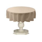 Tablecloth Dull Bridal Satin Fabric - 36" Round, Solid Color (1 Piece)