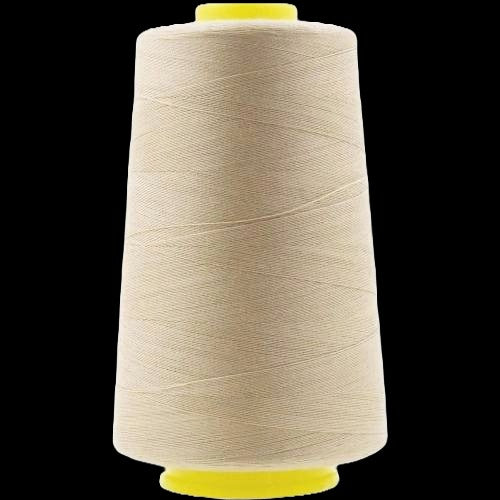 6000 Yard Sewing Thread Spun Polyester Fabric - All Purpose Overlock Cone, Baby Blue, 6000 Yards