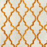 Embroidered Cotton Fabric Bella Crewel Medallion Curtains Draperies 57"