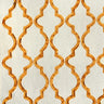 Embroidered Cotton Fabric Bella Crewel Medallion Curtains Draperies 57"