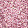 Belle Stretch Mesh Sequin Polyester Spandex Fabric - Pink, Mint, Lilac, Light Blue Embroidered Sequin, 54/55" Width (1 Yard)