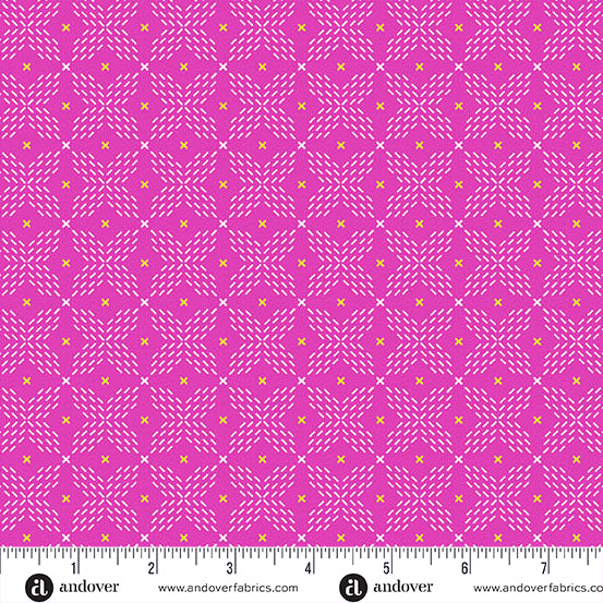 Cotton Fabric Berry Double Crossed 44/45"
