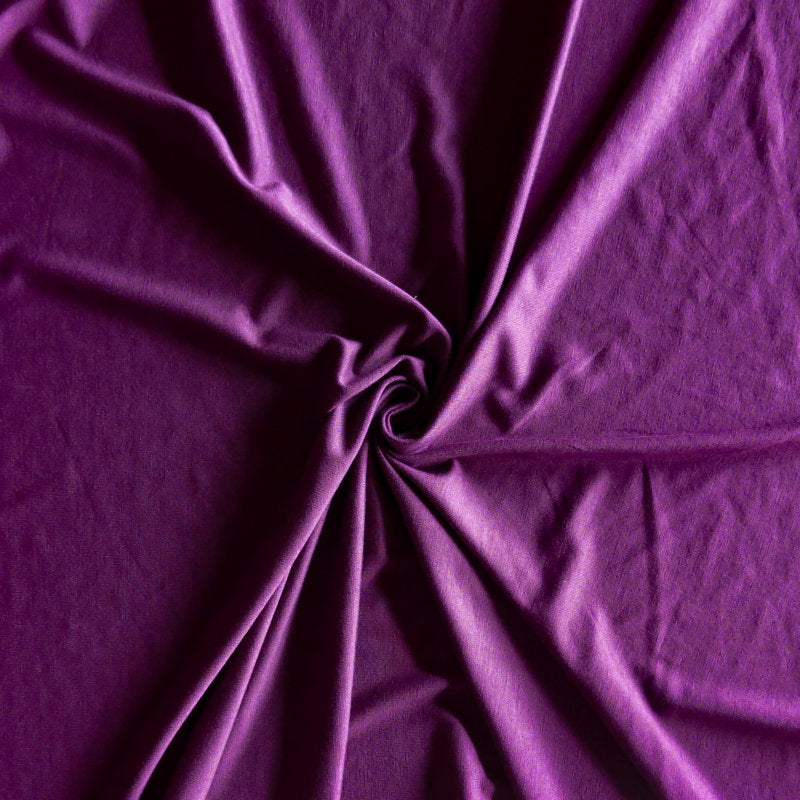 Bamboo Spandex Jersey Knit Fabric Berry Bliss
