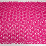 1 Yard Corded Raschel Lace Fabric with Elegant Floral Pattern, 52/54" Wide