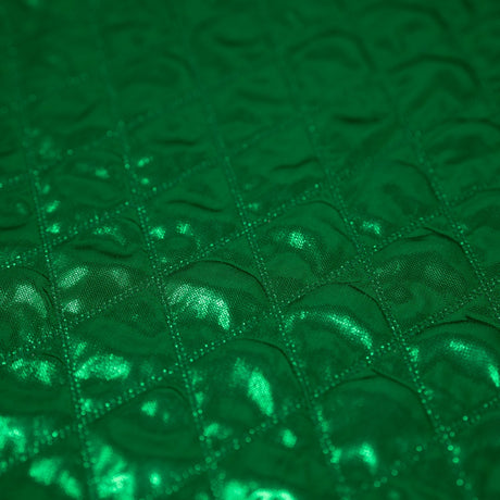 Betty Embossed Metallic Polyester Fabric - Embossed Foiled, 58/60" Width (1 Yard)