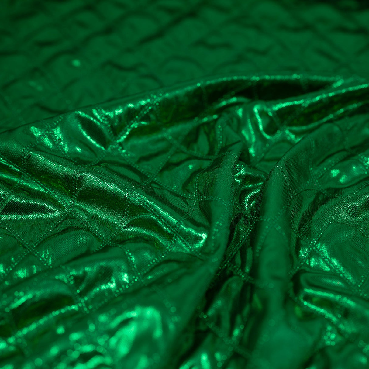Embossed Metallic Polyester Fabric