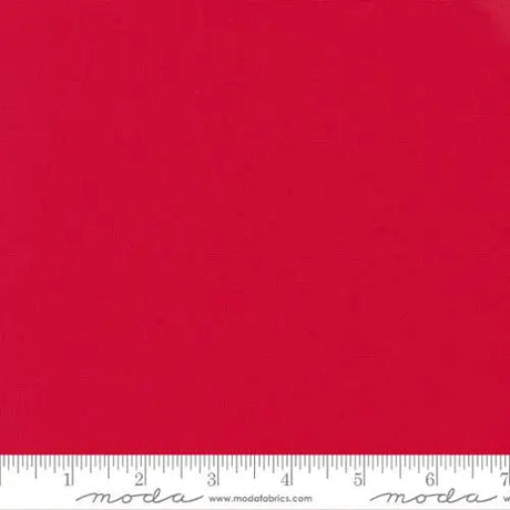 Cotton Fabric Bella Solids Red 44/45" Width